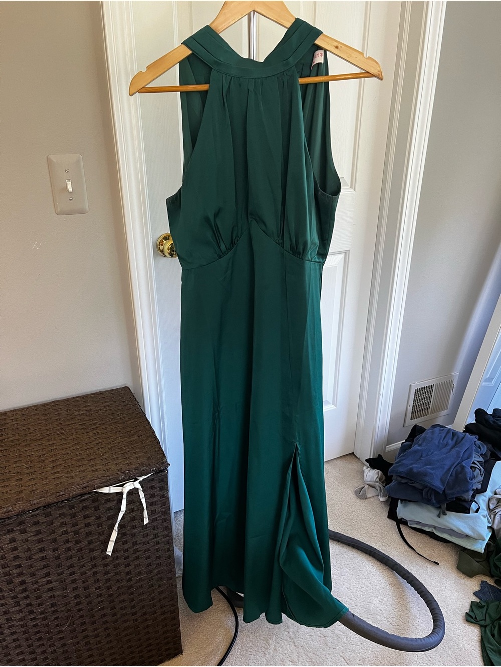 Pink Lily Emerald Halter Maxi Dress
